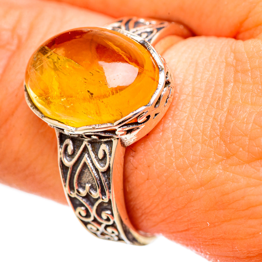 Citrine Rings handcrafted by Anasilvercos - RING113938