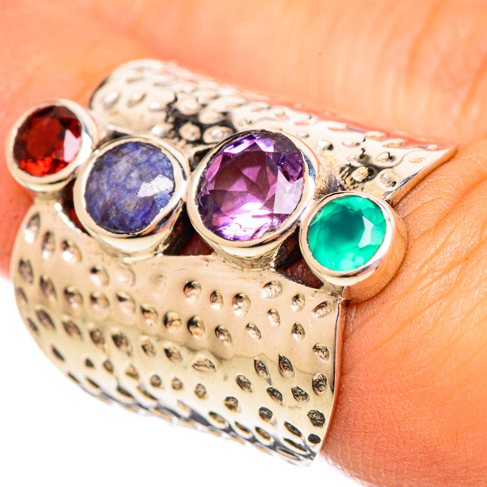 Amethyst Rings handcrafted by Anasilvercos - RING113949