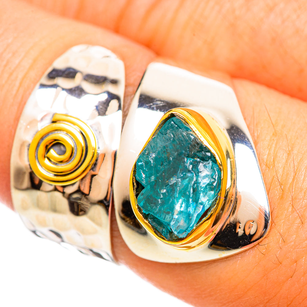 Apatite Rings handcrafted by Anasilvercos - RING113955
