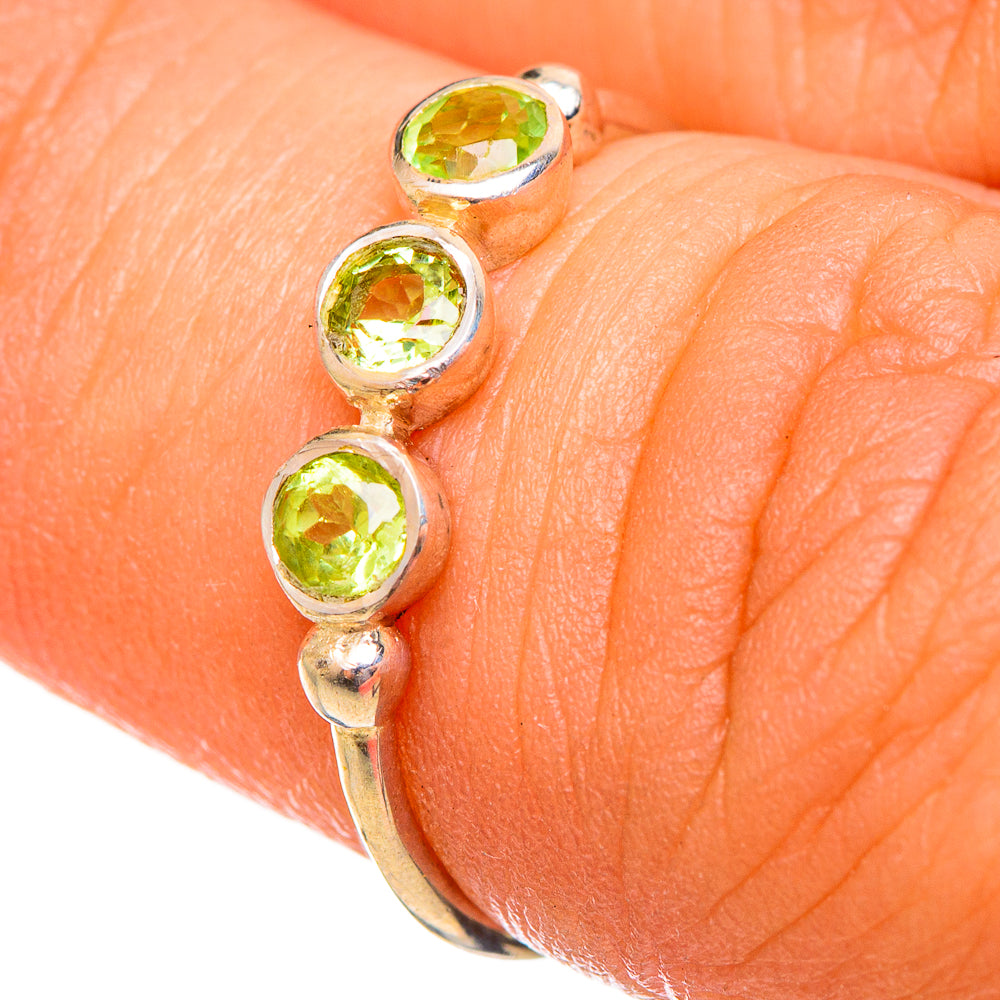 Peridot Rings handcrafted by Anasilvercos - RING113968