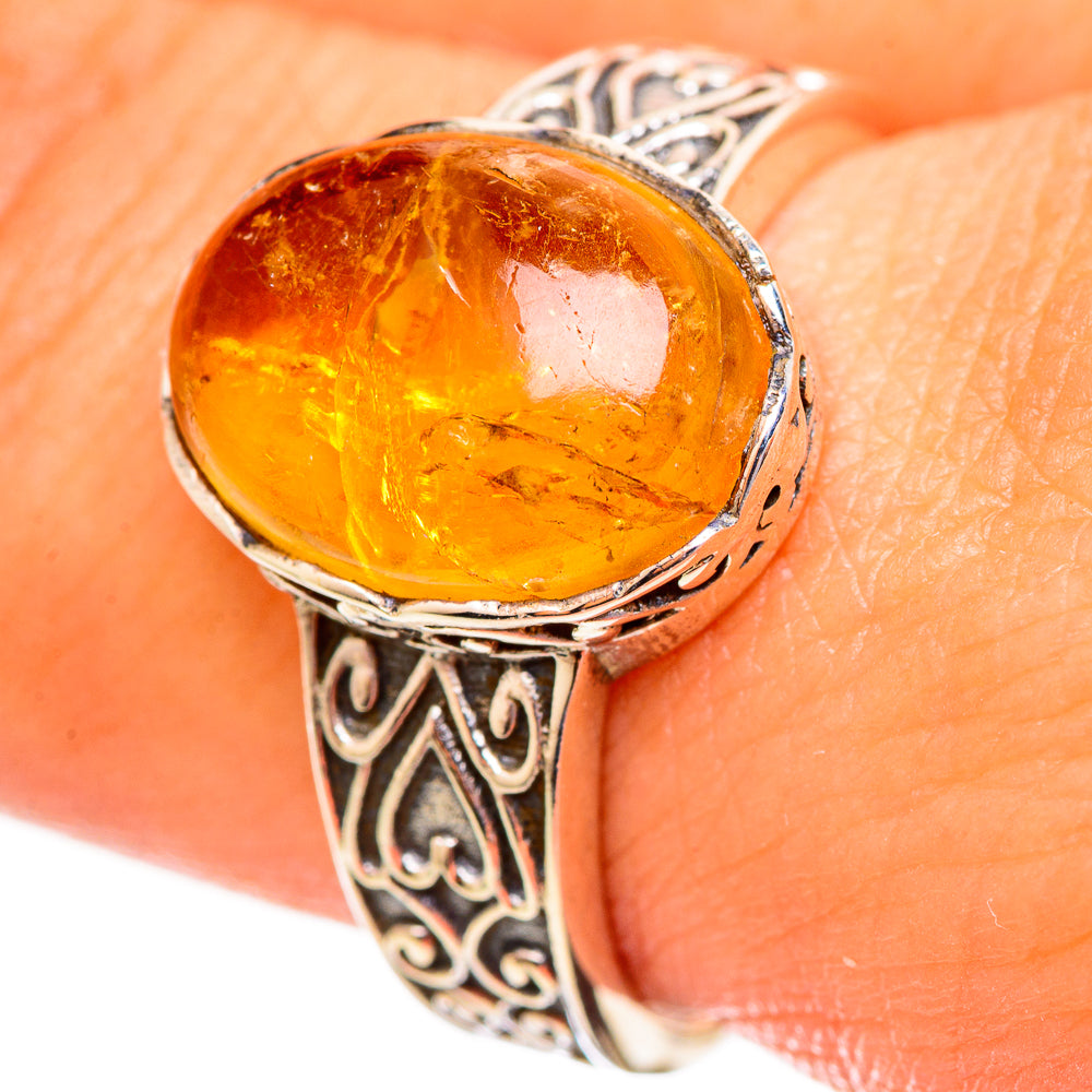 Citrine Rings handcrafted by Anasilvercos - RING113969