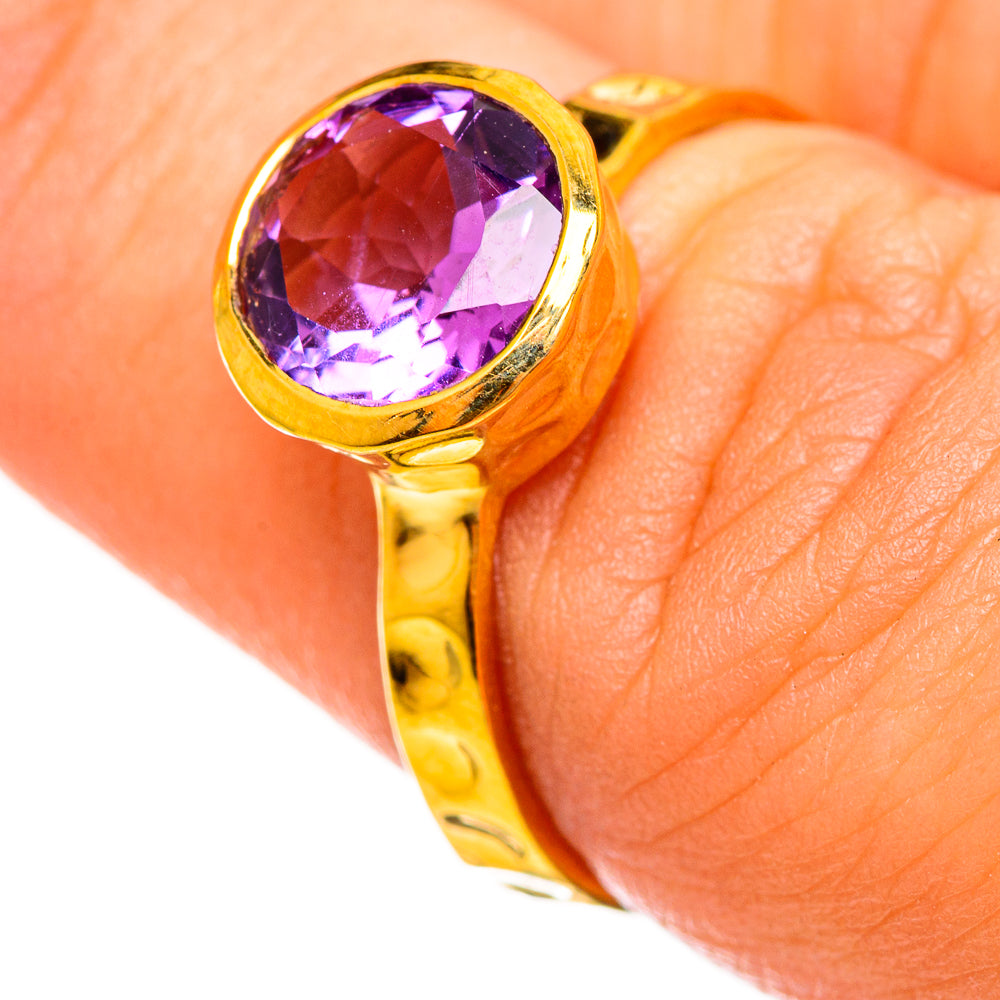 Amethyst Rings handcrafted by Anasilvercos - RING113973
