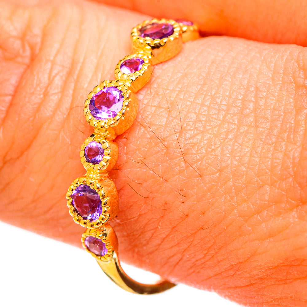 Amethyst Rings handcrafted by Anasilvercos - RING113974