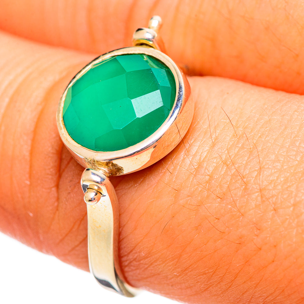 Chrysocolla Rings handcrafted by Anasilvercos - RING113981
