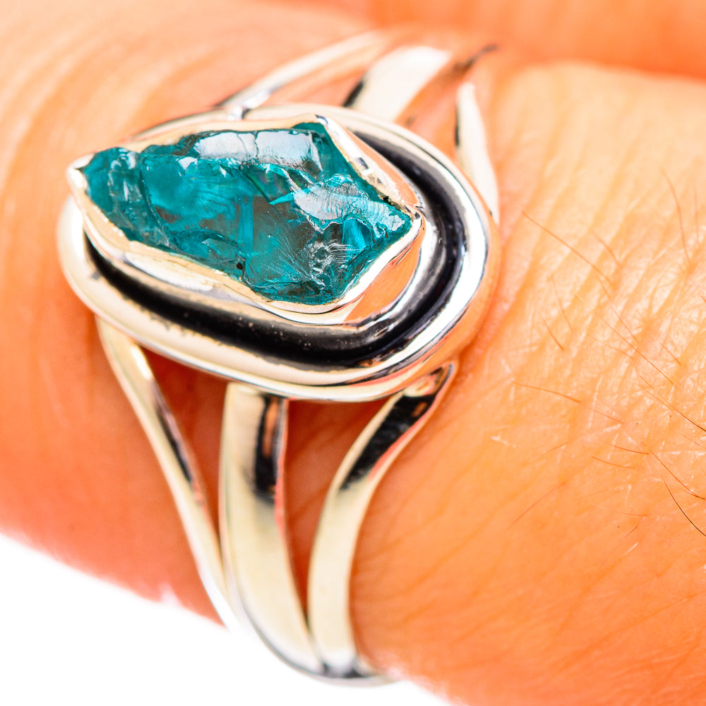 Apatite Rings handcrafted by Anasilvercos - RING114015