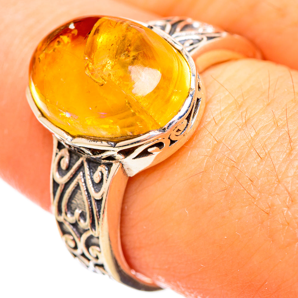 Citrine Rings handcrafted by Anasilvercos - RING114021