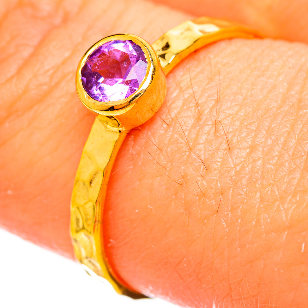 Amethyst Rings handcrafted by Anasilvercos - RING114026