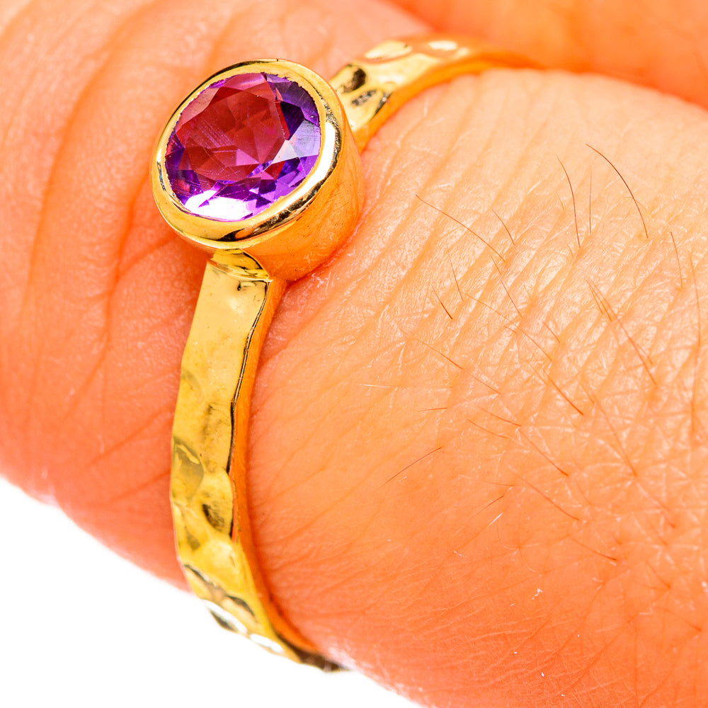 Amethyst Rings handcrafted by Anasilvercos - RING114049