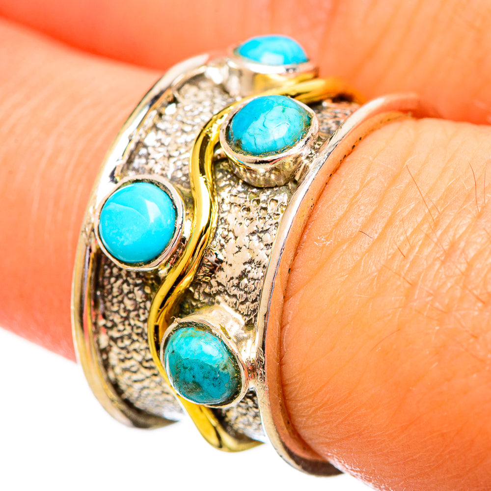 Chrysocolla Rings handcrafted by Anasilvercos - RING114063