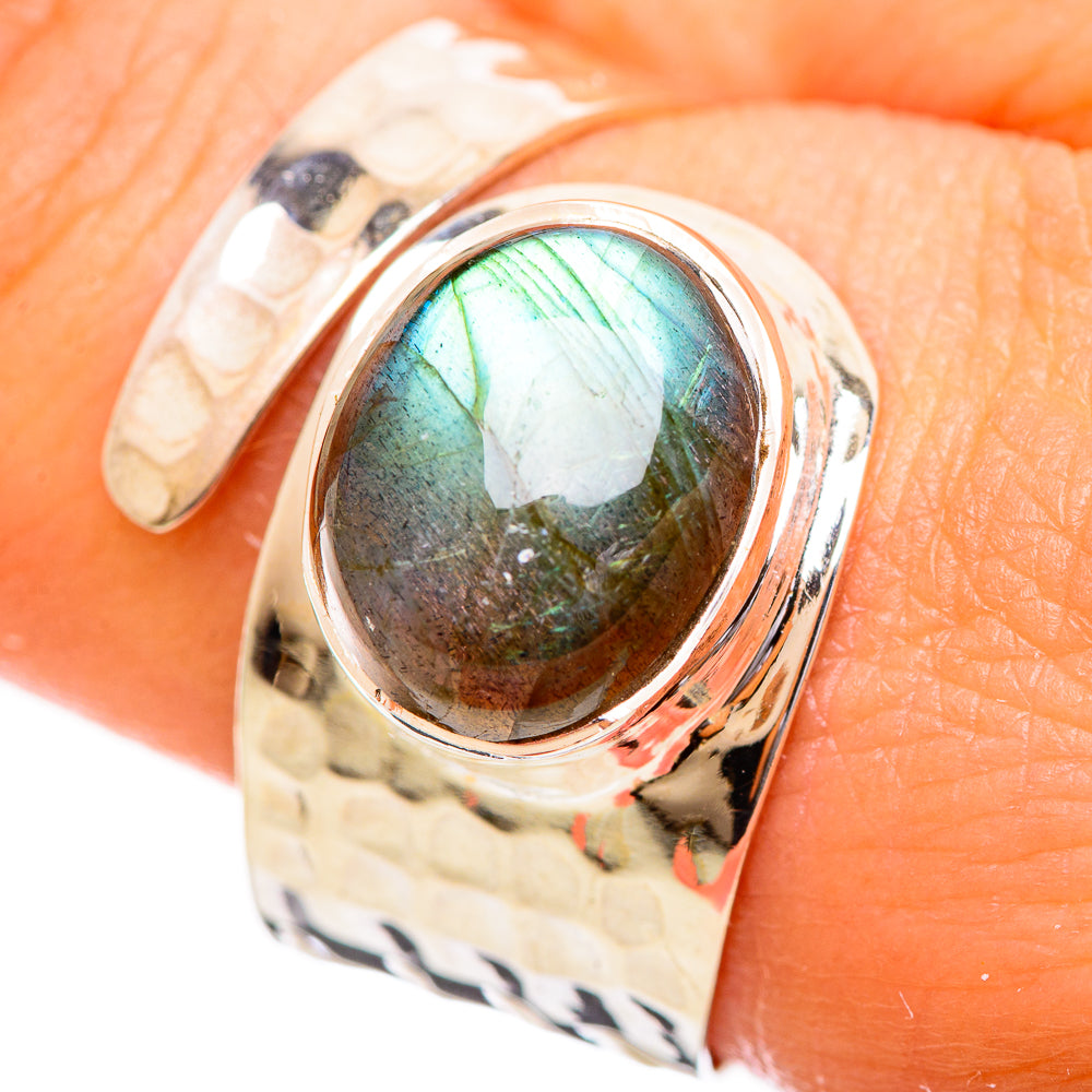 Labradorite Rings handcrafted by Anasilvercos - RING114068