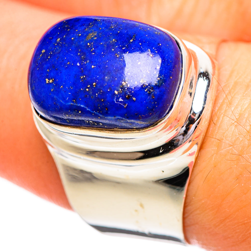 Lapis Lazuli Rings handcrafted by Anasilvercos - RING114077