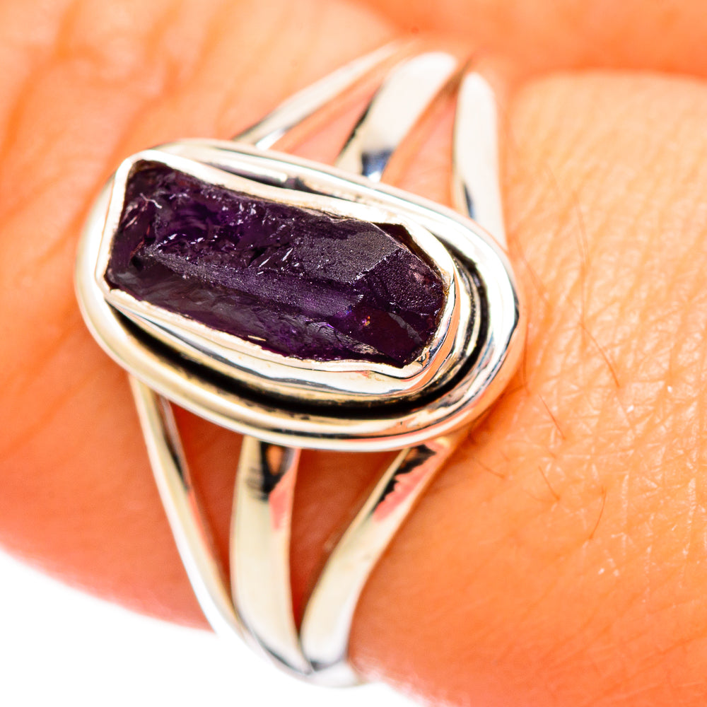 Amethyst Rings handcrafted by Anasilvercos - RING114091