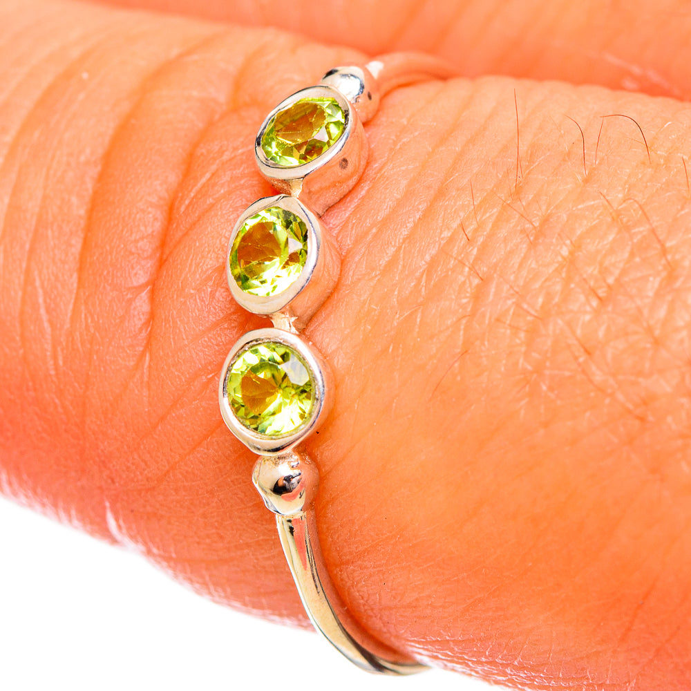 Peridot Rings handcrafted by Anasilvercos - RING114114
