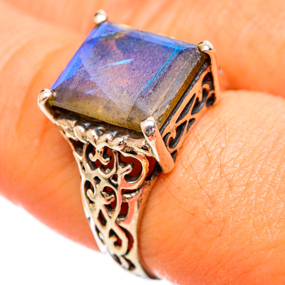 Labradorite Rings handcrafted by Anasilvercos - RING114139