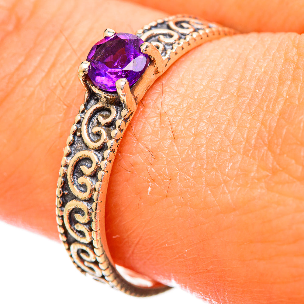 Amethyst Rings handcrafted by Anasilvercos - RING114150