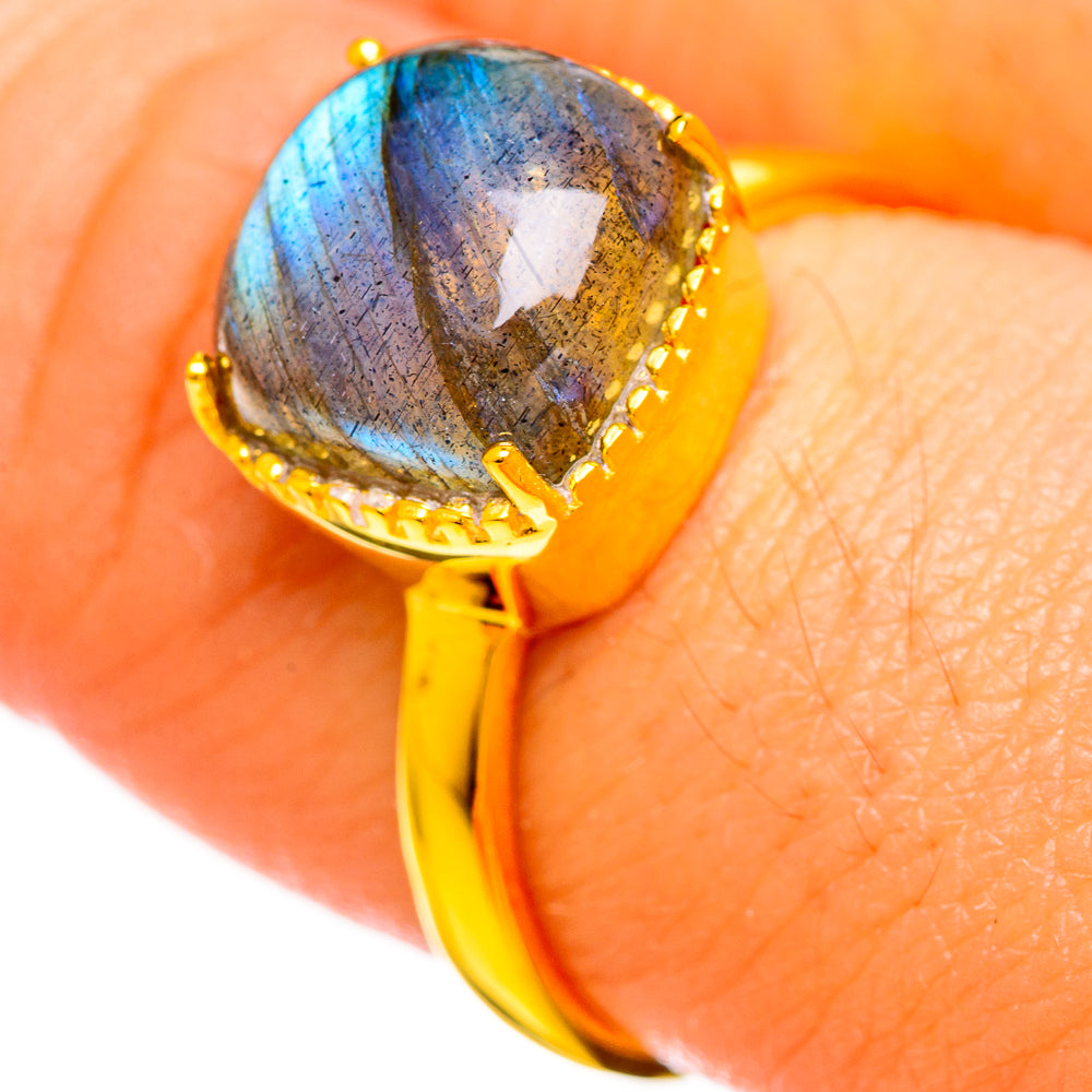 Labradorite Rings handcrafted by Anasilvercos - RING114162