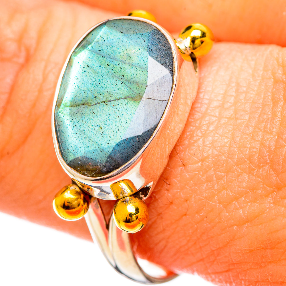 Labradorite Rings handcrafted by Anasilvercos - RING114168