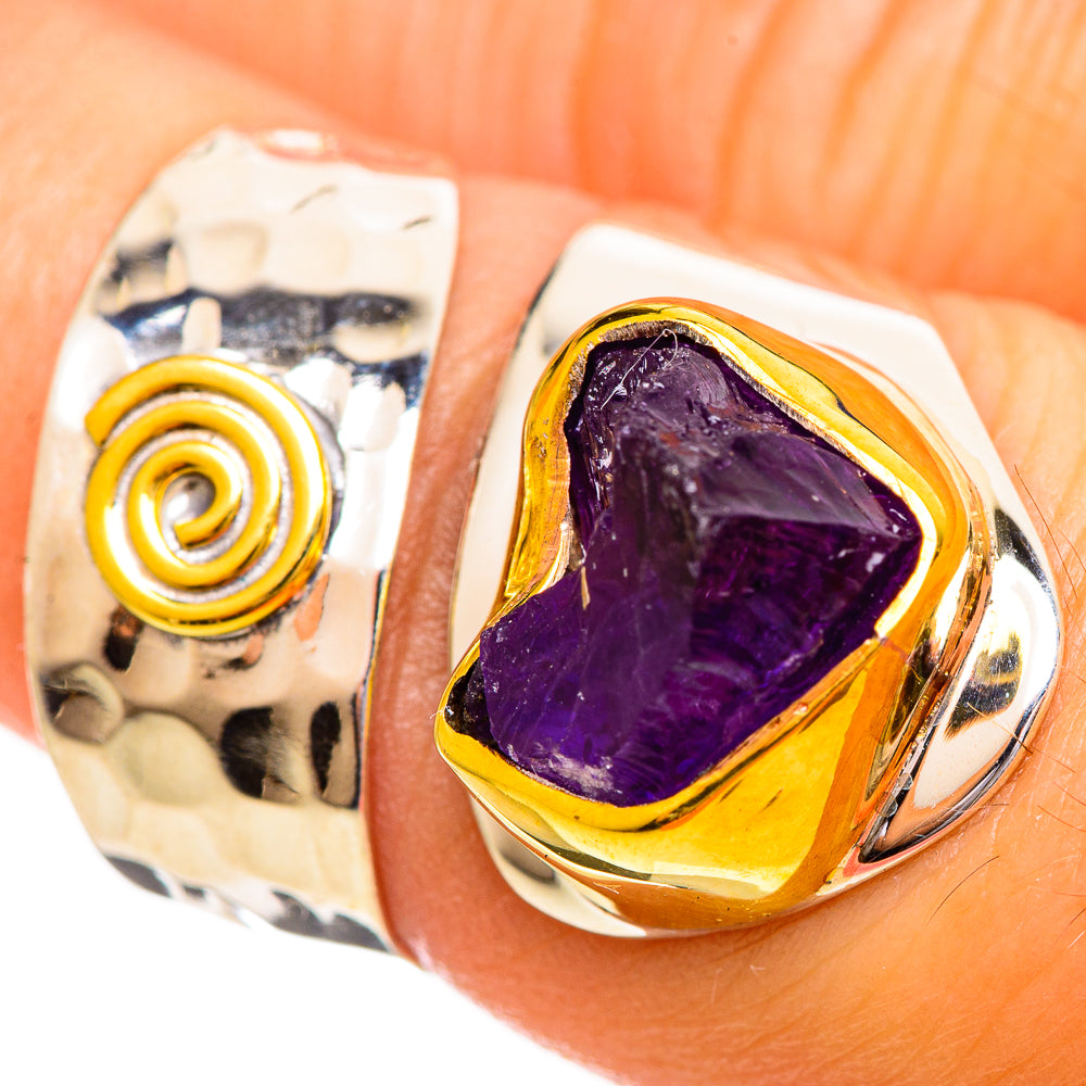 Amethyst Rings handcrafted by Anasilvercos - RING114170