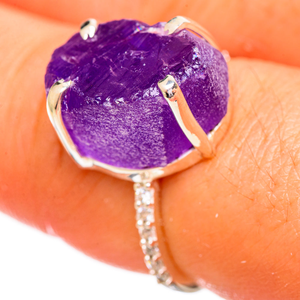 Amethyst Rings handcrafted by Anasilvercos - RING114187