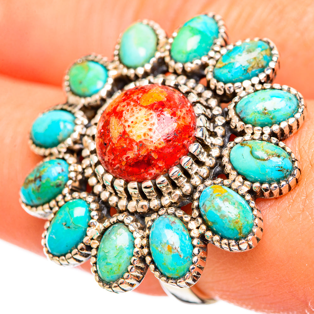 Sponge Coral Rings handcrafted by Anasilvercos - RING114213