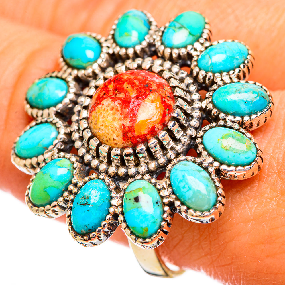 Sponge Coral Rings handcrafted by Anasilvercos - RING114226
