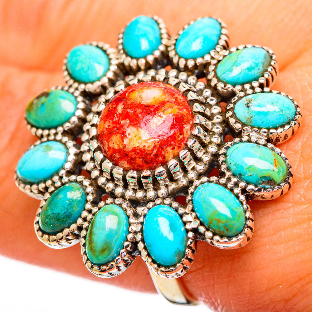 Sponge Coral Rings handcrafted by Anasilvercos - RING114229