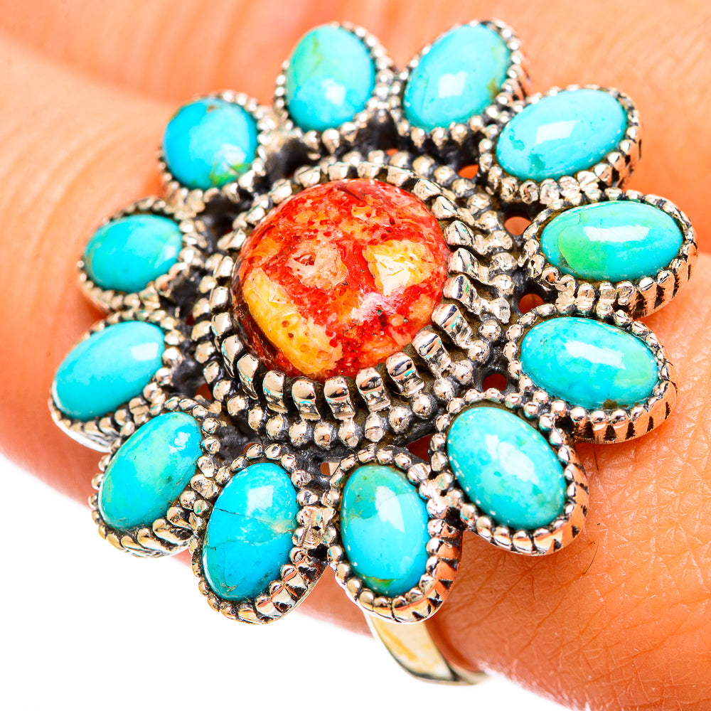 Sponge Coral Rings handcrafted by Anasilvercos - RING114239