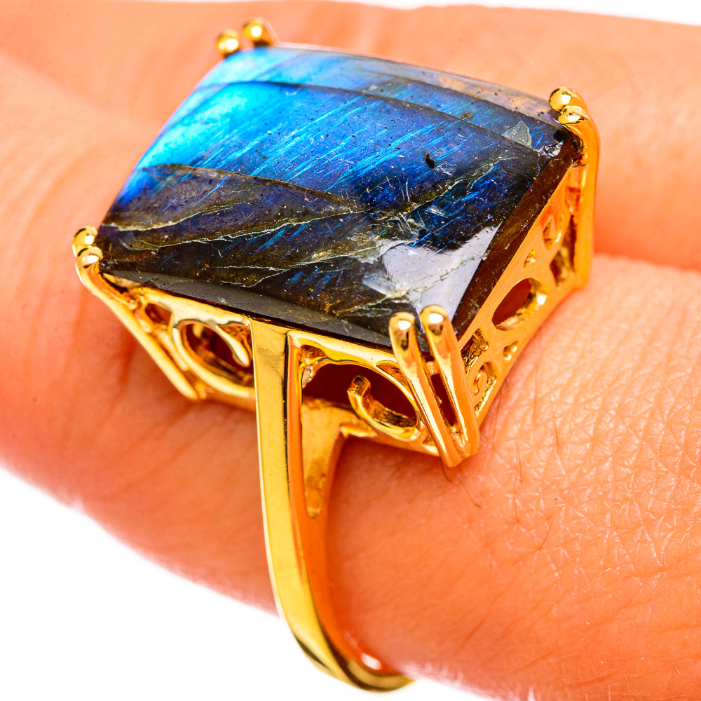 Labradorite Rings handcrafted by Anasilvercos - RING114240