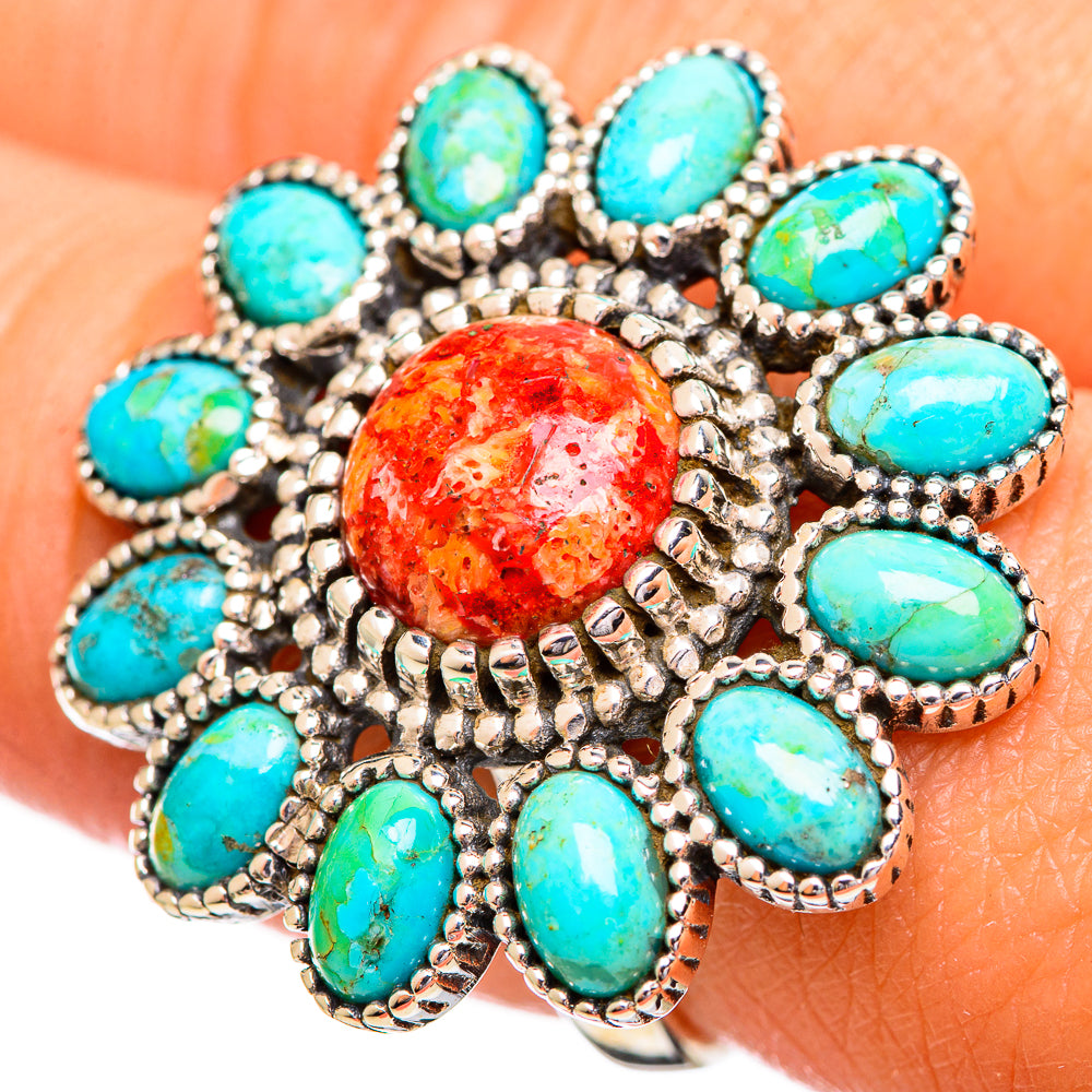 Sponge Coral Rings handcrafted by Anasilvercos - RING114245