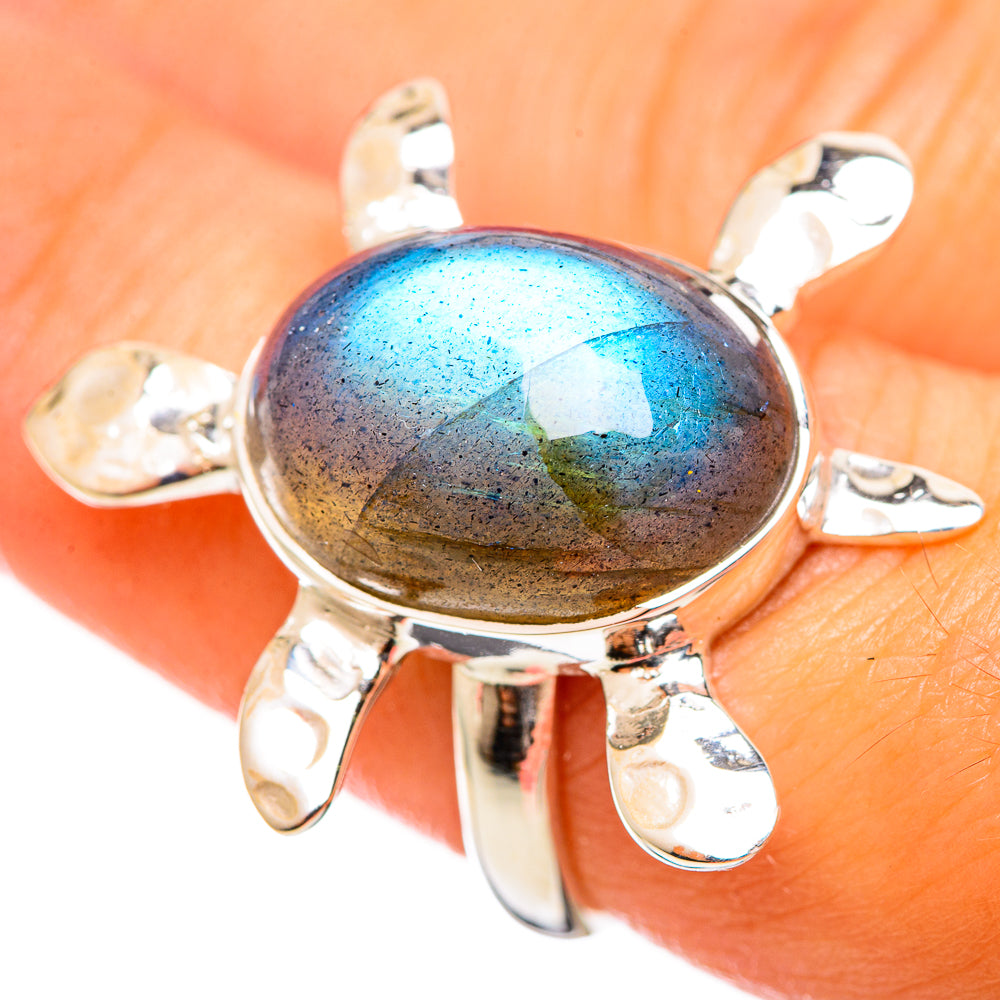 Labradorite Rings handcrafted by Anasilvercos - RING114249