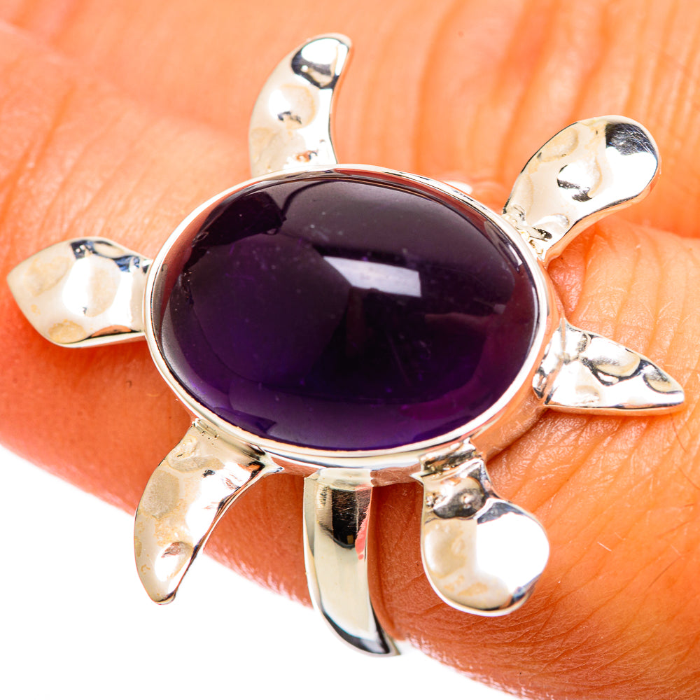 Amethyst Rings handcrafted by Anasilvercos - RING114260