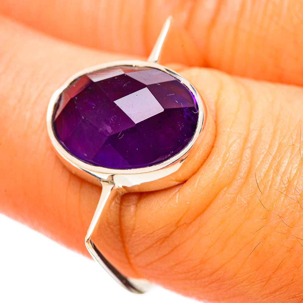 Amethyst Rings handcrafted by Anasilvercos - RING114299