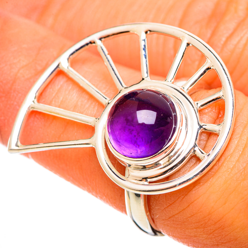 Amethyst Rings handcrafted by Anasilvercos - RING114316