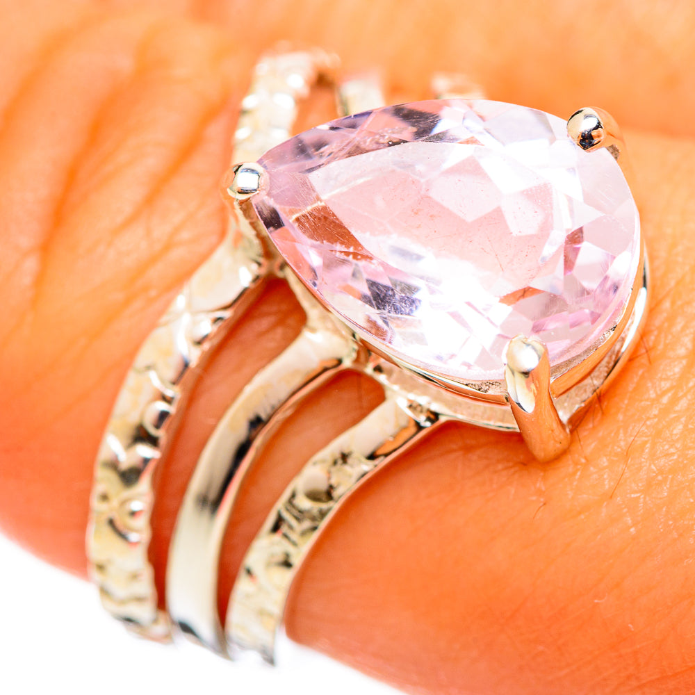 Kunzite Rings handcrafted by Anasilvercos - RING114317