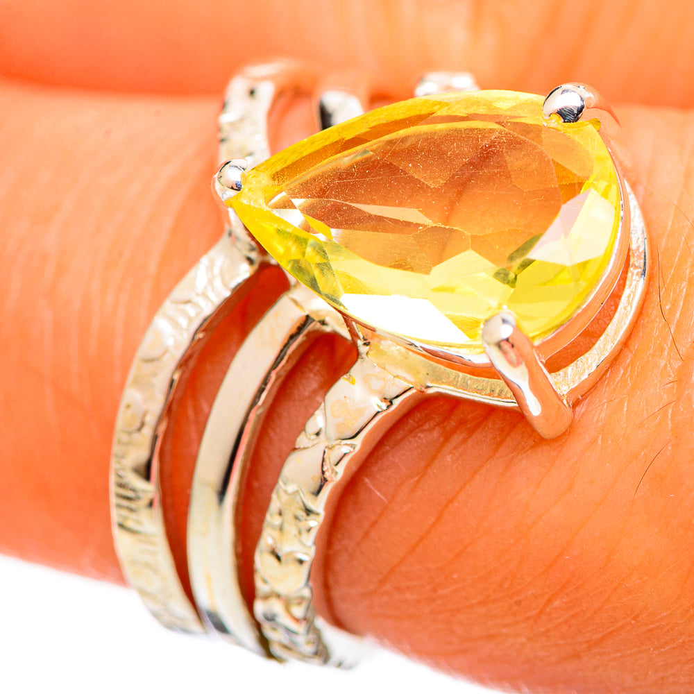 Citrine Rings handcrafted by Anasilvercos - RING114328