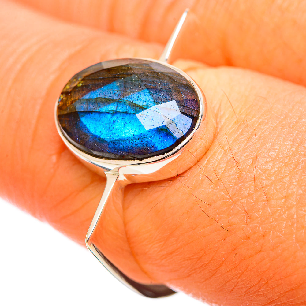 Labradorite Rings handcrafted by Anasilvercos - RING114331