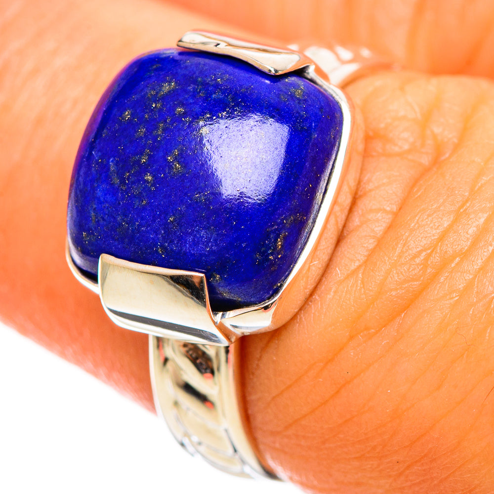 Lapis Lazuli Rings handcrafted by Anasilvercos - RING114336