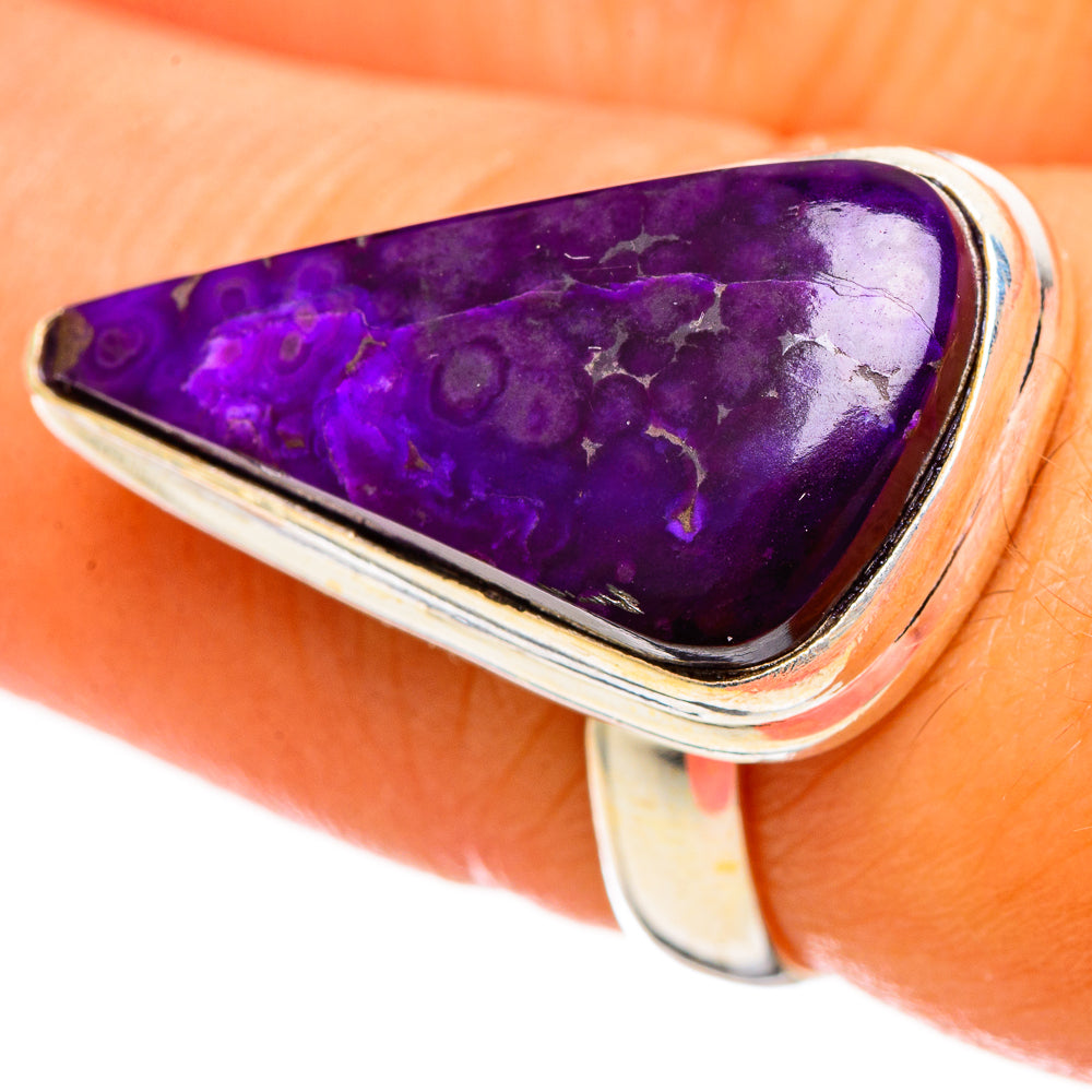 Sugilite Rings handcrafted by Anasilvercos - RING114416