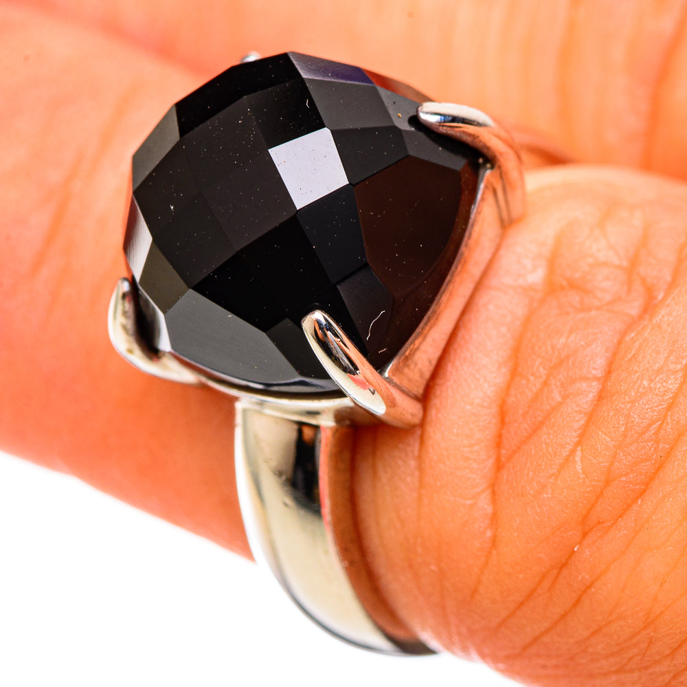 Black Onyx Rings handcrafted by Anasilvercos - RING114419