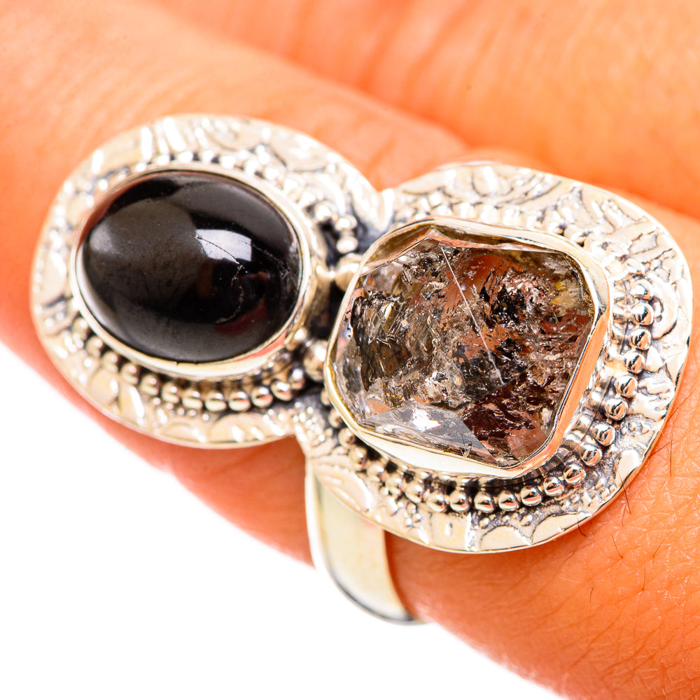 Herkimer Diamond Rings handcrafted by Anasilvercos - RING114420