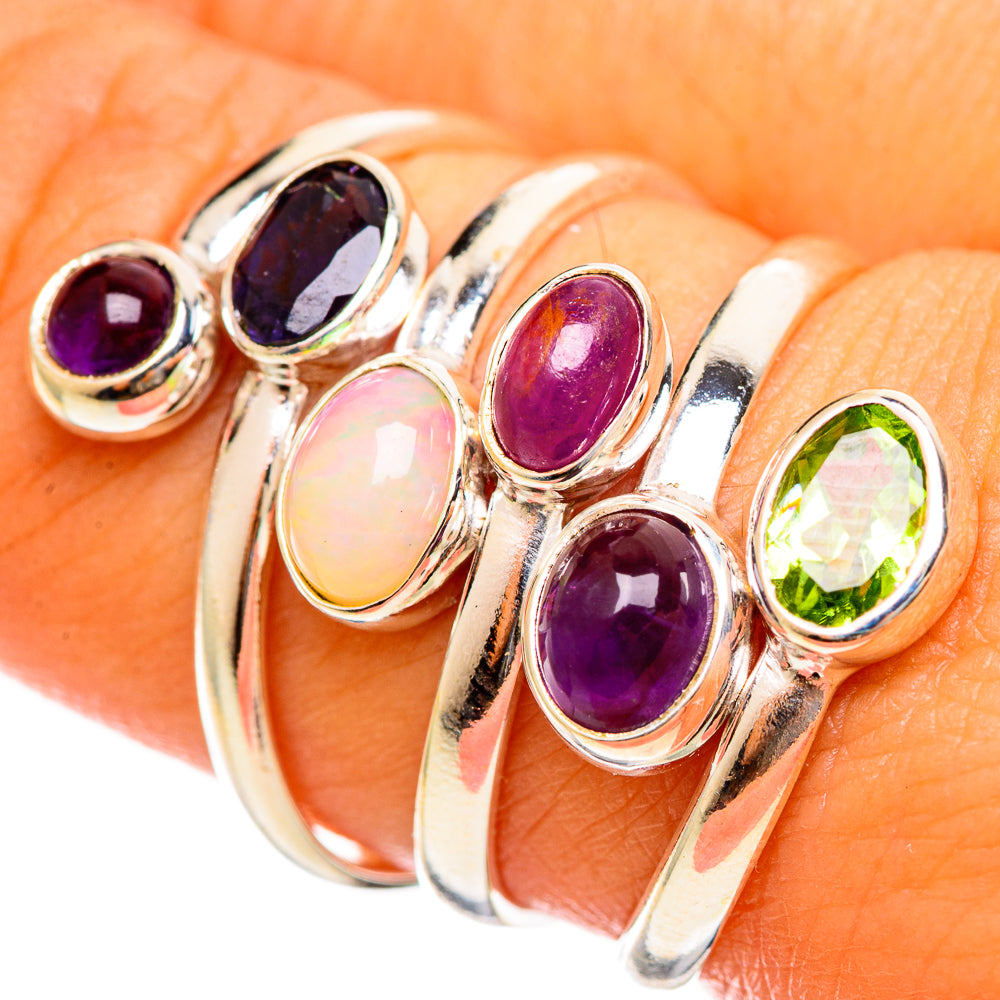 Multi-Stone Rings handcrafted by Anasilvercos - RING114423