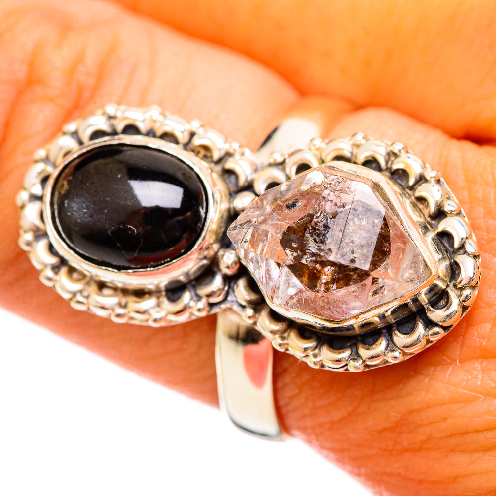 Herkimer Diamond Rings handcrafted by Anasilvercos - RING114450