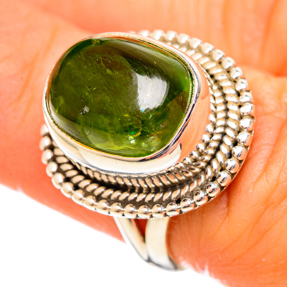 Peridot Rings handcrafted by Anasilvercos - RING114462