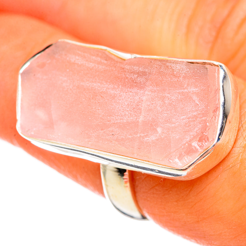 Rose Quartz Rings handcrafted by Anasilvercos - RING114472