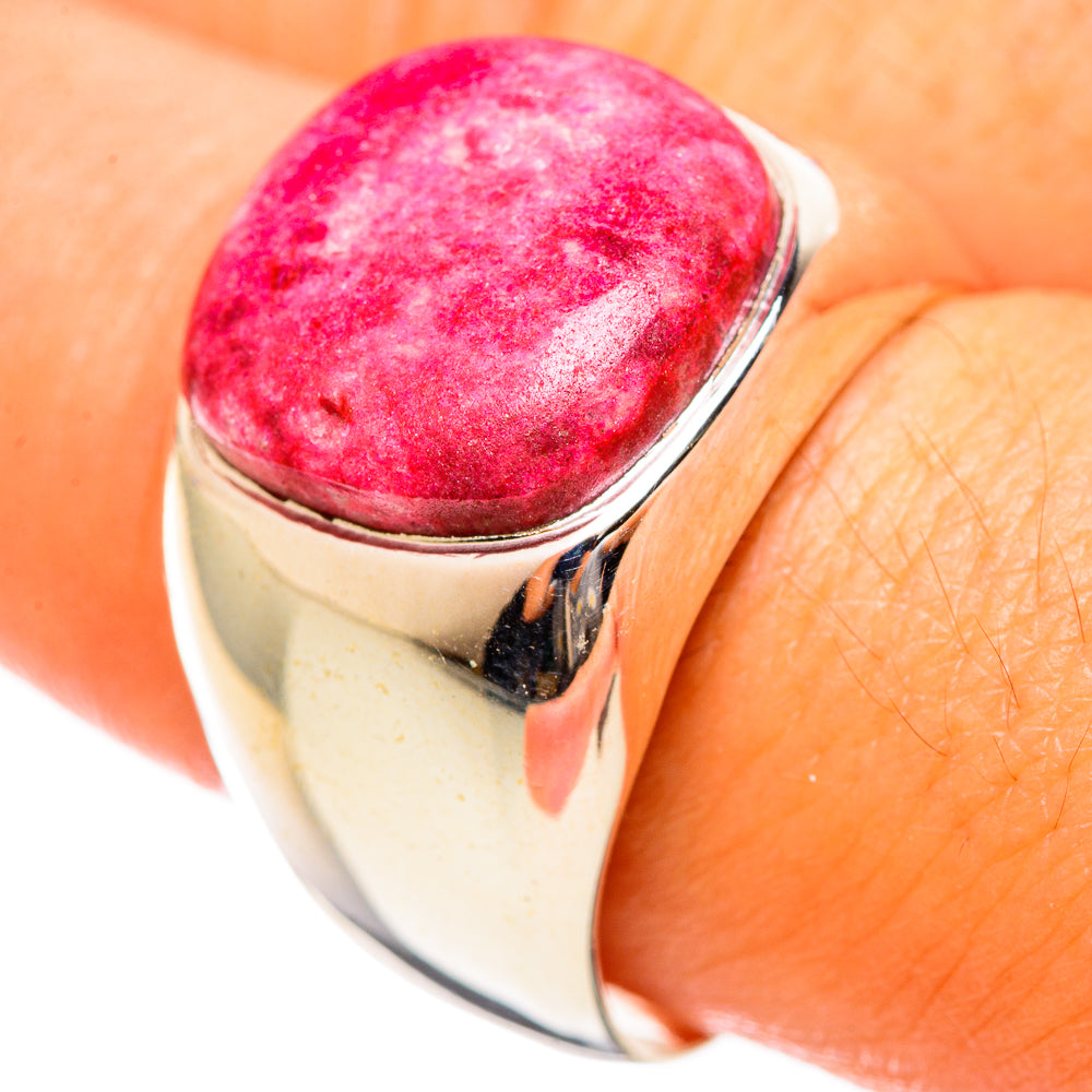 Thulite Rings handcrafted by Anasilvercos - RING114473