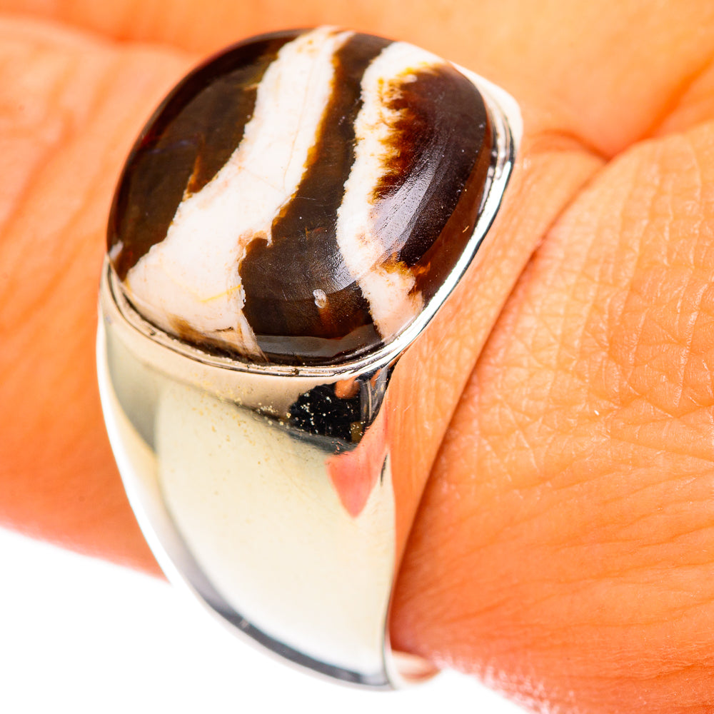 Peanut Wood Jasper Rings handcrafted by Anasilvercos - RING114494