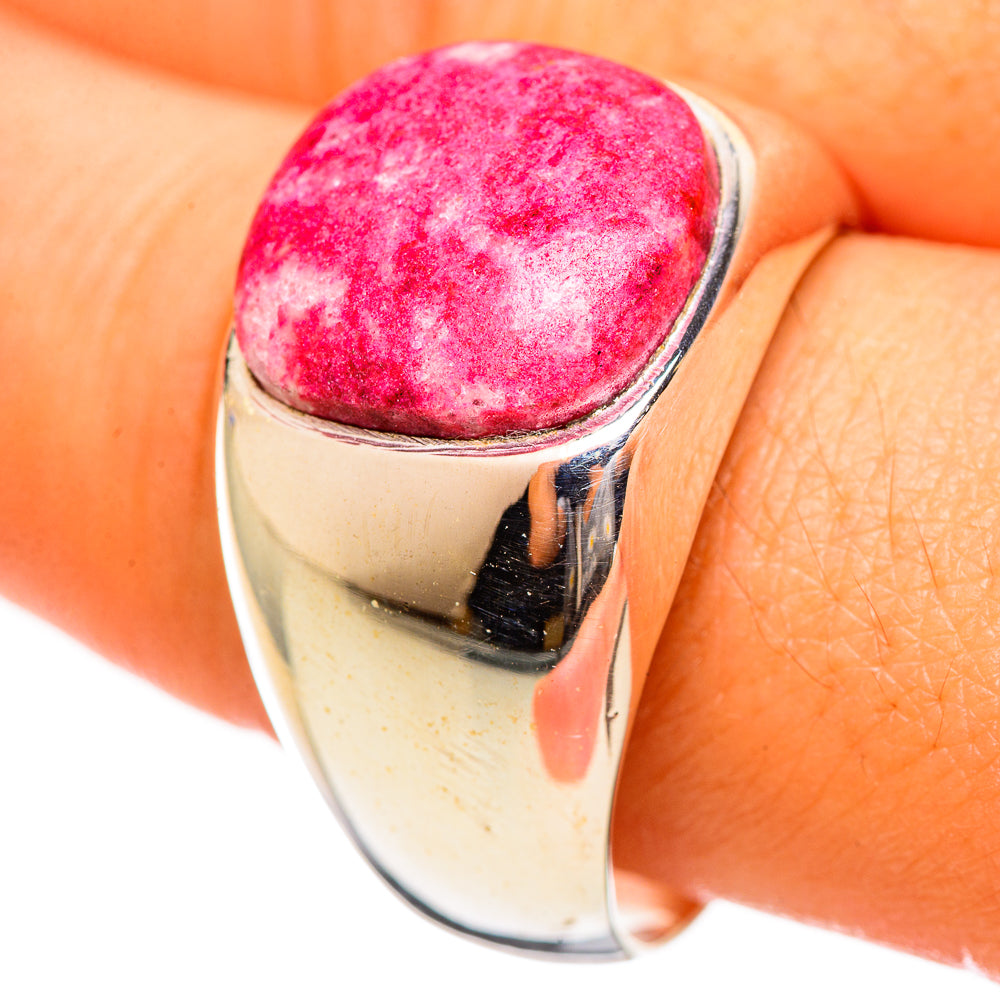 Thulite Rings handcrafted by Anasilvercos - RING114503