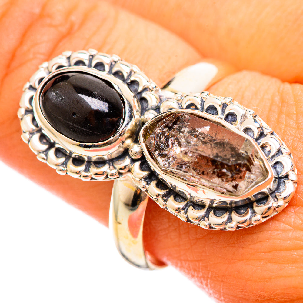 Herkimer Diamond Rings handcrafted by Anasilvercos - RING114511