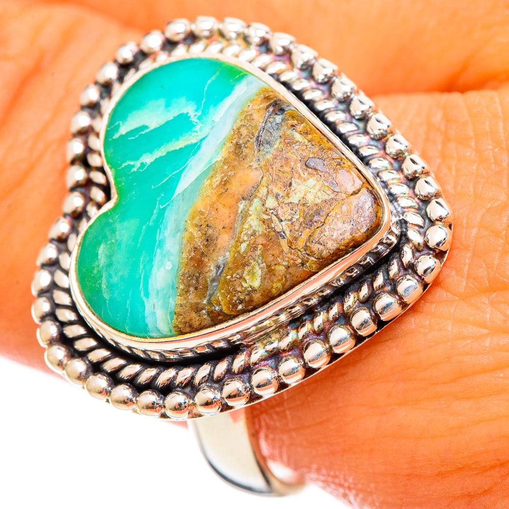 Peruvian Opal Rings handcrafted by Anasilvercos - RING114521