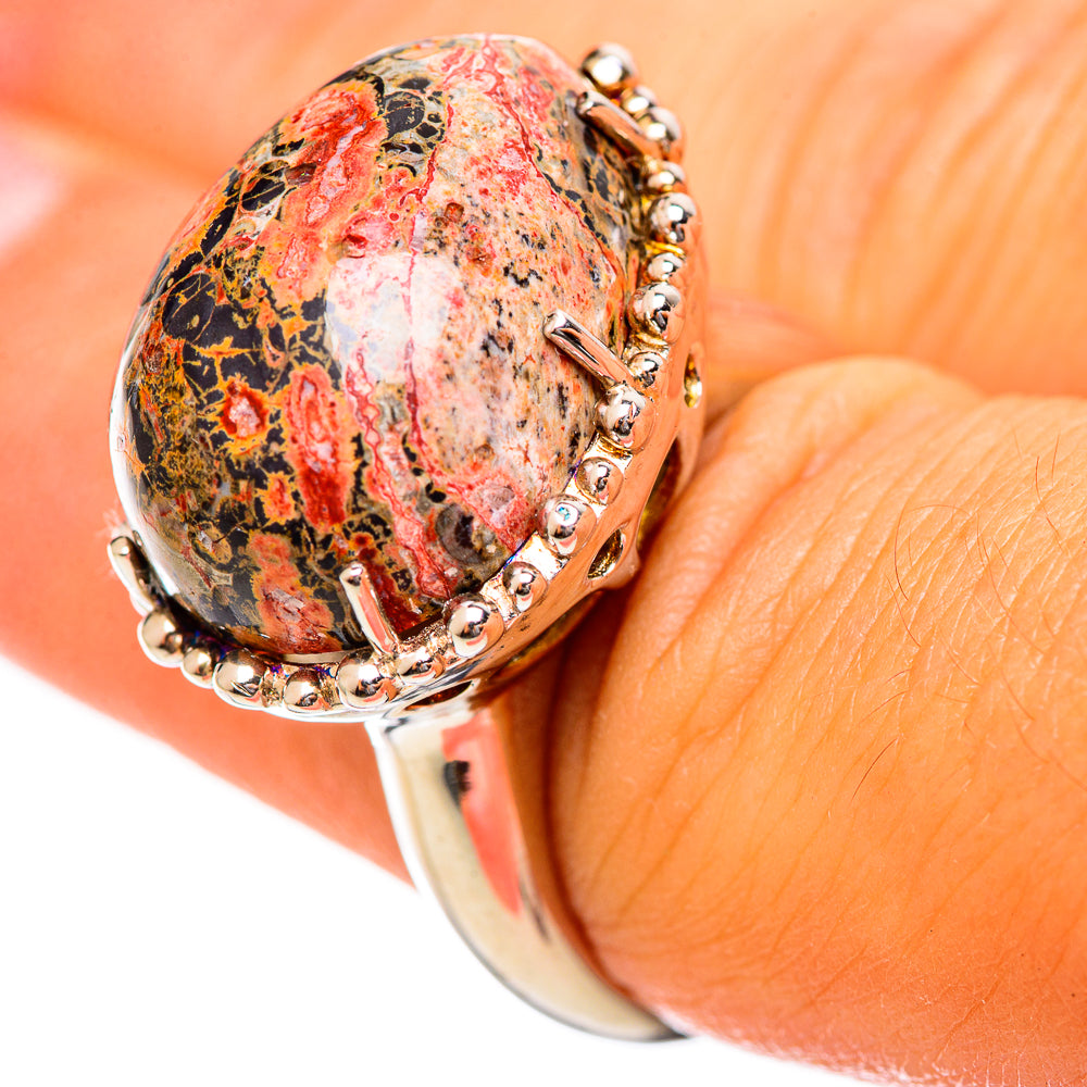 Poppy Jasper Rings handcrafted by Anasilvercos - RING114523